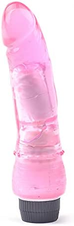 BeHorny Realistic Penis Vibrator Dildo, 8.2" Length, Veins, Penis Head, Massive Power, Pink
