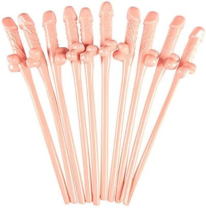 20 Pack Chick Party Straws,Luminous Bachelorette Party Straws Perfect for Girls Night Wild Party Wedding Party