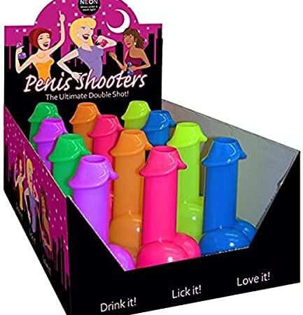 Kheper Games Neon Penis Shaped Drink Shooters (assorted colors) , 1 Unit
