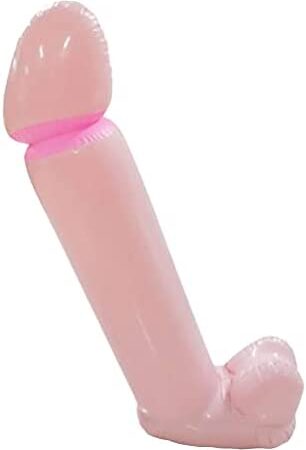 NUOBESTY Inflatable Penis Toy, Inflatable Bachelorette Party Games Toy Bridal Decorations Shower Inflatable Banana Photo Prop Bachelorette Hen Party Supplies Decorations 90cm