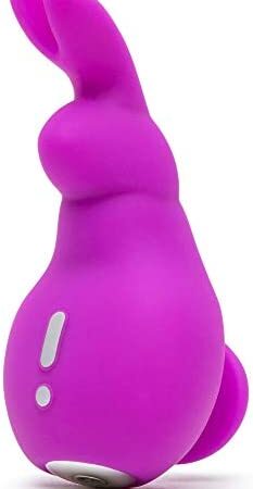 Lovehoney Happy Rabbit Mini Ears Clitoral Vibrator - Small Clitoral Rabbit Vibrator for Women - Thick Flexible Rabbit Ears - Rechargeable & Waterproof - Pink
