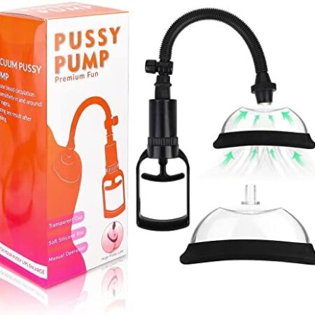 Pussy Pump Sexual Enhancers Sex Toys for Women, Manual Vacuum Clitoral Vagina Pump Increased Sensitivity Powerful Suction Stimulate Clitoris Enhances Sexual Pleasure Tools for Women