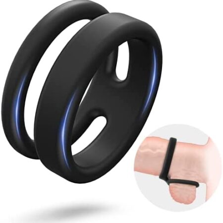 Sex Toys Stretchy Cock Ring and Comfortable Soft Adjustable Penis Ring Enhance Male Erection, Multiple Wearing Ways to Lengthen Your Manhood, Extend Couple Sex Experience for Men and Women