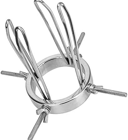 NOPNOG Anal Dilator Made of Stainless Steel - Vaginal Dilator in Silver - Sex Toy for Women and Men