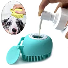 Dog Cat Bath Brush