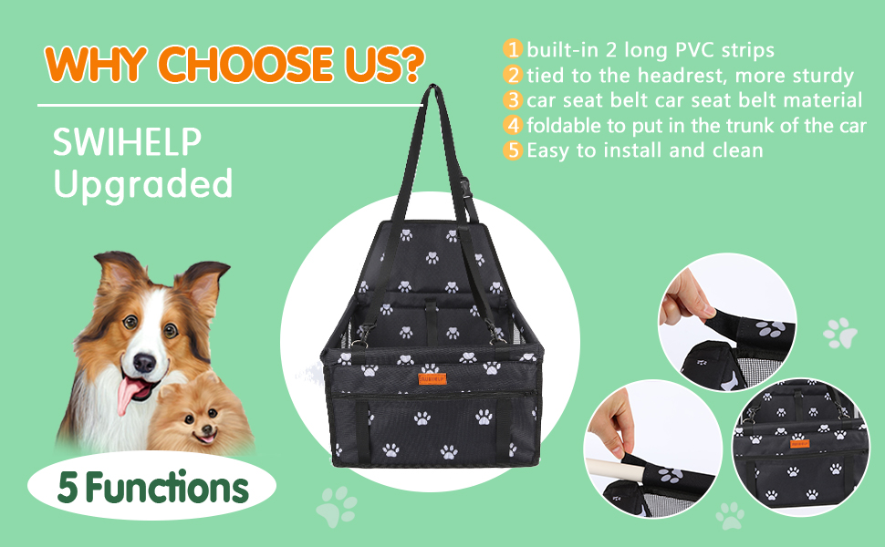 Pets booster seat （Dog Car Seat ）