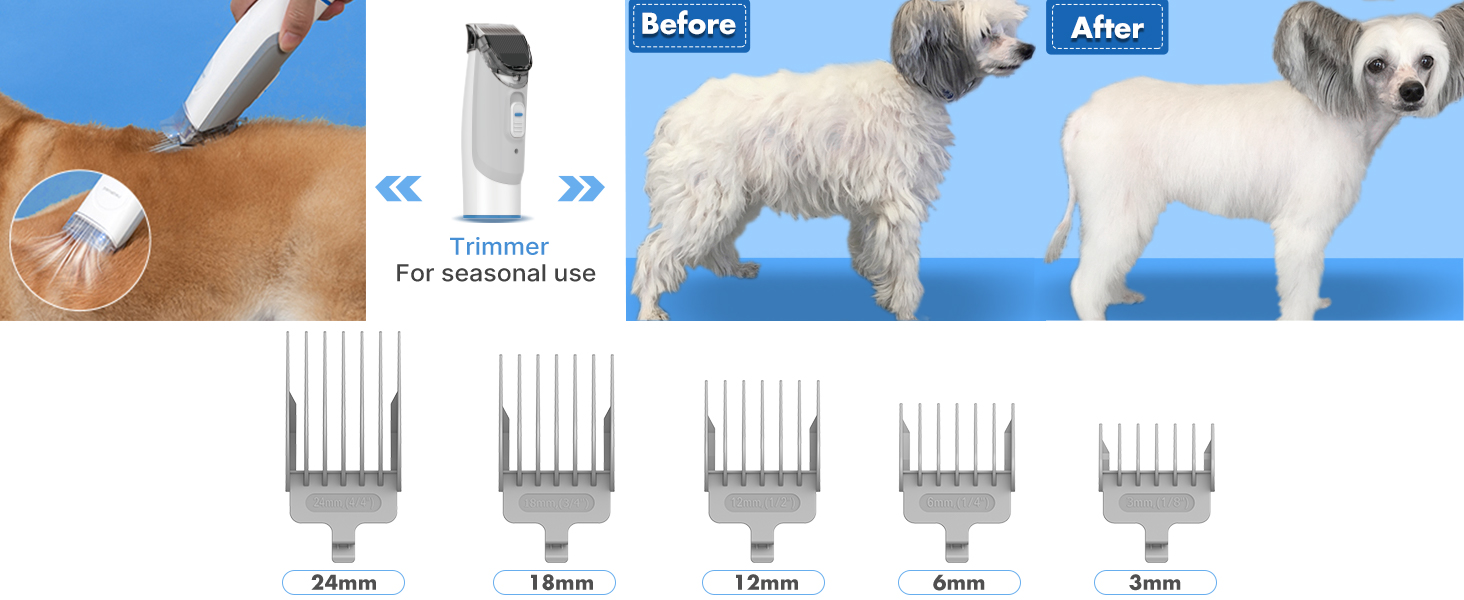 pet grooming vacuum kit