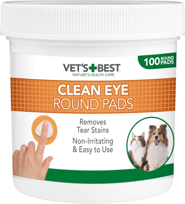 Vet's Best Natural eye cleansing wipes for dogs - 100 disposable wipes