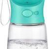 Emwel Dog Water Bottle - 550ml Water Feeder Leak Proof Portable Puppy Water Dispenser with Drinking Feeder for Pets Outdoor Walking, Hiking, Travel, Food Grade Plastic For Pets