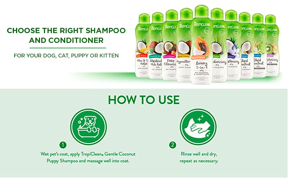 Gentle Coconut Hypoallergenic Puppy Shampoo