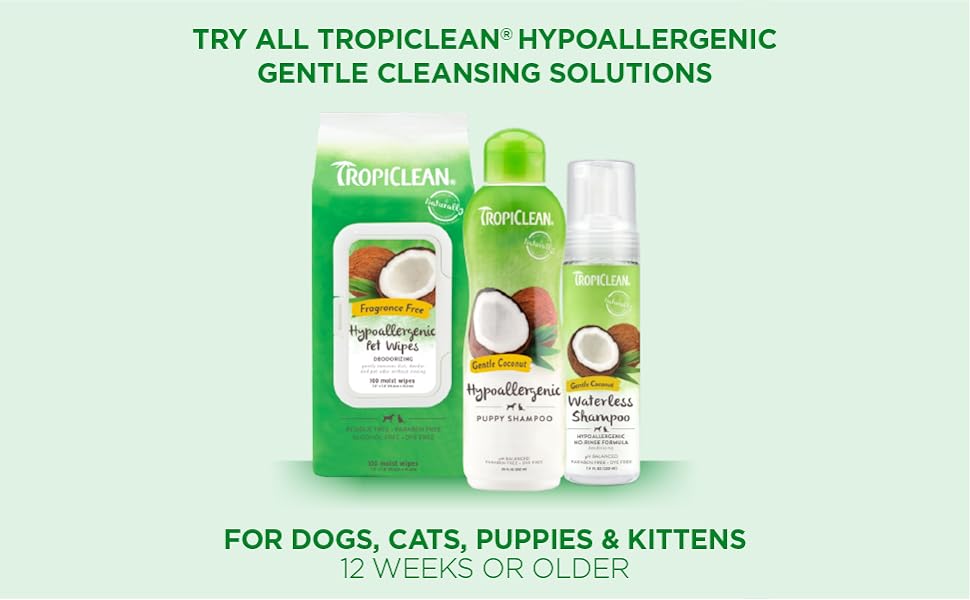 Gentle Coconut Hypoallergenic Puppy Shampoo