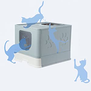 Large Foldable Cat Litter Box