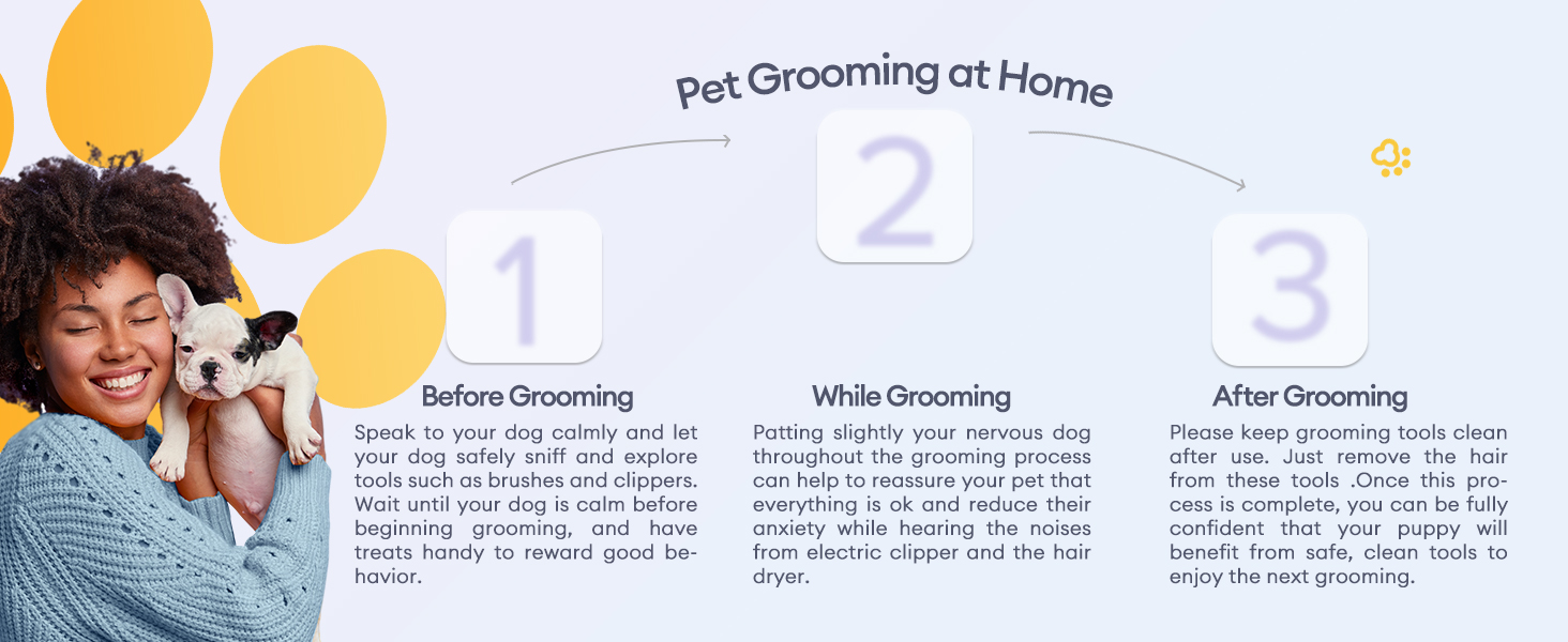 pet hair drying