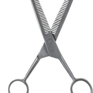 Wahl Steel Thinning Scissors 6.5 Inch, Professional Thinning Shears for Pets, Grooming Scissors for Cats & Dogs, Groom Pets at Home, Sharp Toothed Scissor, Double Sided Blades, Thin Animal Hair & Fur