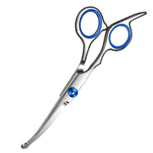 curved scissors for dog grooming