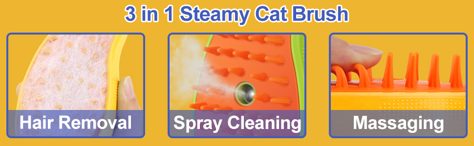 cat steamy brush