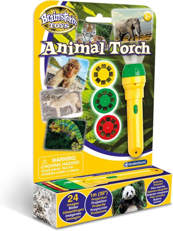 Brainstorm Toys STEM Animal Torch and Projector