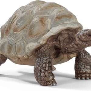 schleich Wild Life 14824 Realistic Exotic Galapagos Giant Tortoise Figurine - Wild Animal Giant Tortoise Toy for Wildlife Play and Imagination - Animal Toys Gift for Boys, Girls, Kids Ages 3+