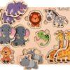Pikatoyz Montessori Toys for 1 2 3 year olds. Ideal Wooden Puzzle Gift for Boys and Girls. Educational Toys consisting of jungle Animals Jigsaw Puzzles. Baby Travel Games for Toddlers. Learning Toys.