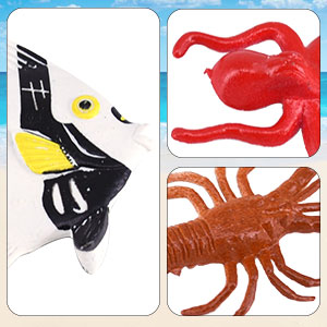 Realistic Plastic Sea Creatures Toys