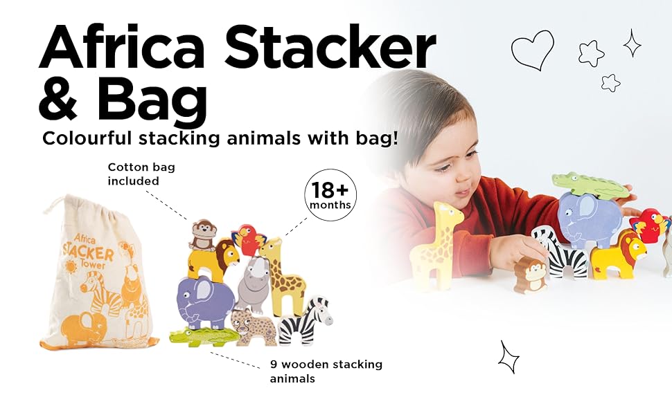 Africa Stacker & Bag