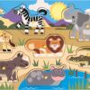Melissa & Doug Wooden Toys - Safari Peg Boards for Children, Learning Toys for 2 Year Old Girls & Boys Toddler Puzzles Gifts, Kids Wooden Puzzles for 2 Year Olds, Jigsaws for Children Age 2 3 4
