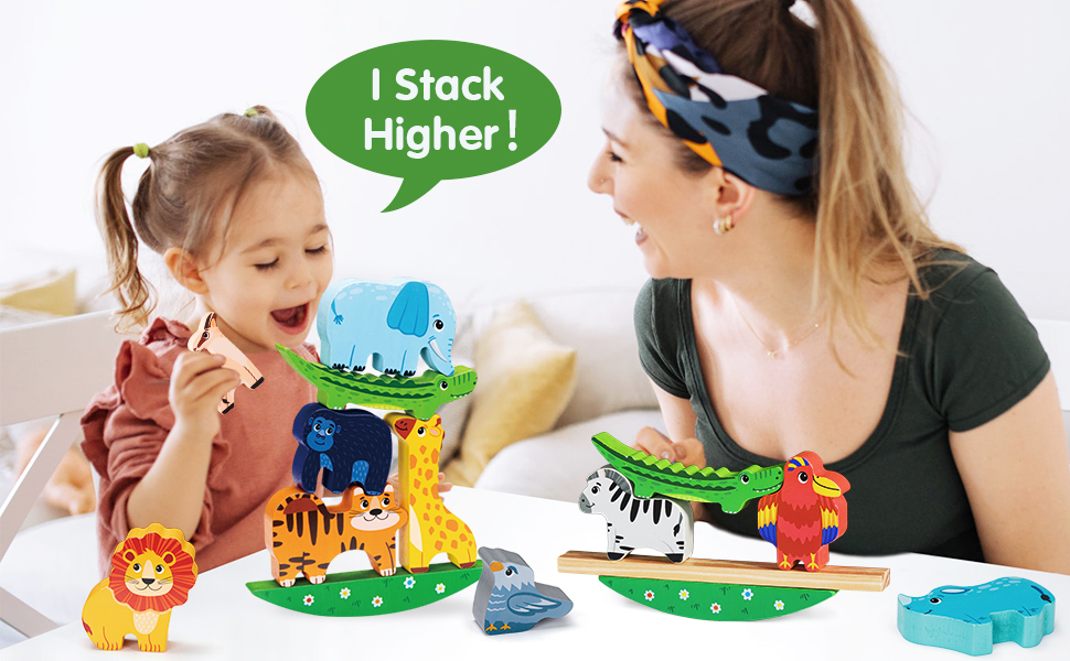 animal stacking toys