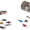 Terra by Battat - Insect World - Wildlife Animals, Figures, Plastic Figurines, Terra Miniatures Assorted Toys for Kids 3+ (60 pc), AN6077Z Sea Animals in Tube Playset