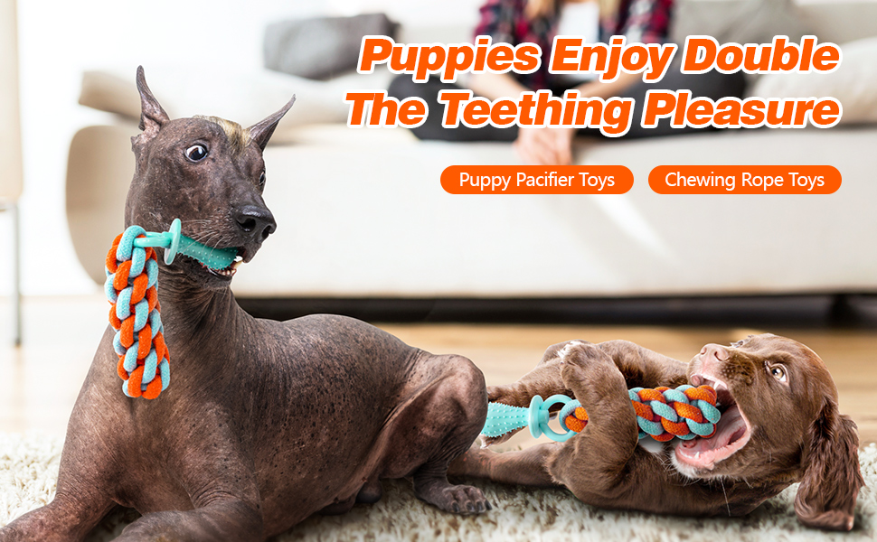 puppy teething toys