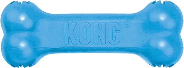 KONG - Puppy Goodie Bone - Teething Rubber, Treat Dispensing Dog Toy (Assorted Colours) - For Small Puppies