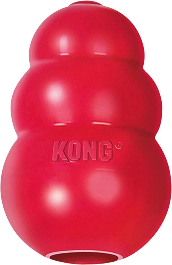 KONG - Classic Dog Toy - Durable Natural Rubber - Fun to Chew, Chase and Fetch - For Medium Dogs