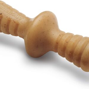 Benebone Zaggler Indestructible Rolling Dog Chew Toy for Aggressive Chewers, Long Lasting Tough Boredom Breaker for Dogs, Real Chicken Flavour, For Small Dogs, Made in the USA.