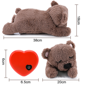 heartbeat dog toy for puppy