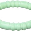 Rosewood large tough and durable chew and teething ring shaped dog toy for medium and large dogs made of tough nylon material, Mint flavoured and scented, Green, transparent
