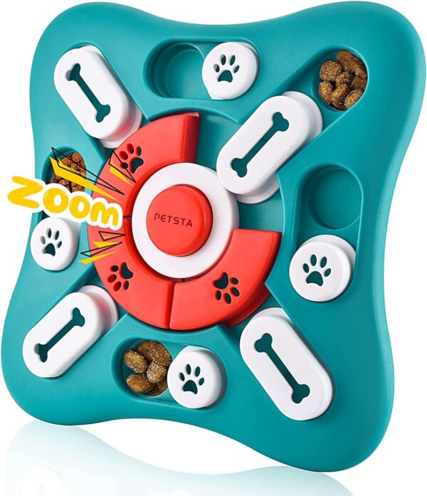 LUKITO Dog Puzzle Toys, Interactive Dog Toys for Dog Birthday, Dog Toys for Boredom for Dog Puzzle, Slow Feeder Dog Bowl for IQ Training and Brain Stimulation, Dog Treat Toy Squeaky with Puppy Toys