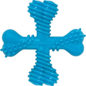 Nylabone Extreme Tough Dog Chew Toy X-Bone, Durable, Cleans Teeth, Beef Flavour, Small, for Dogs Up to 11 kg, for Large Breeds