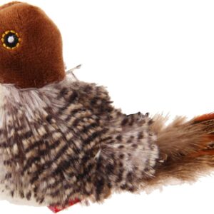 Vealind GiGwi Melody Chaser Pet Bird Interactive Cat Toy Plush Toys for Dogs and Cats (Bird)