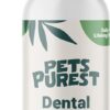 Pets Purest Breath Freshener & Dental Teeth Cleaning Spray - 100% Natural Plaque & Tartar Remover, Mouthwash & Bad Breath Treatment Water Formula for Dogs & Cat - 250ml