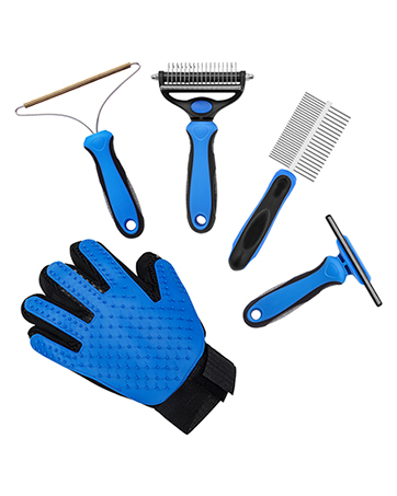  Pet Grooming Brush Kit