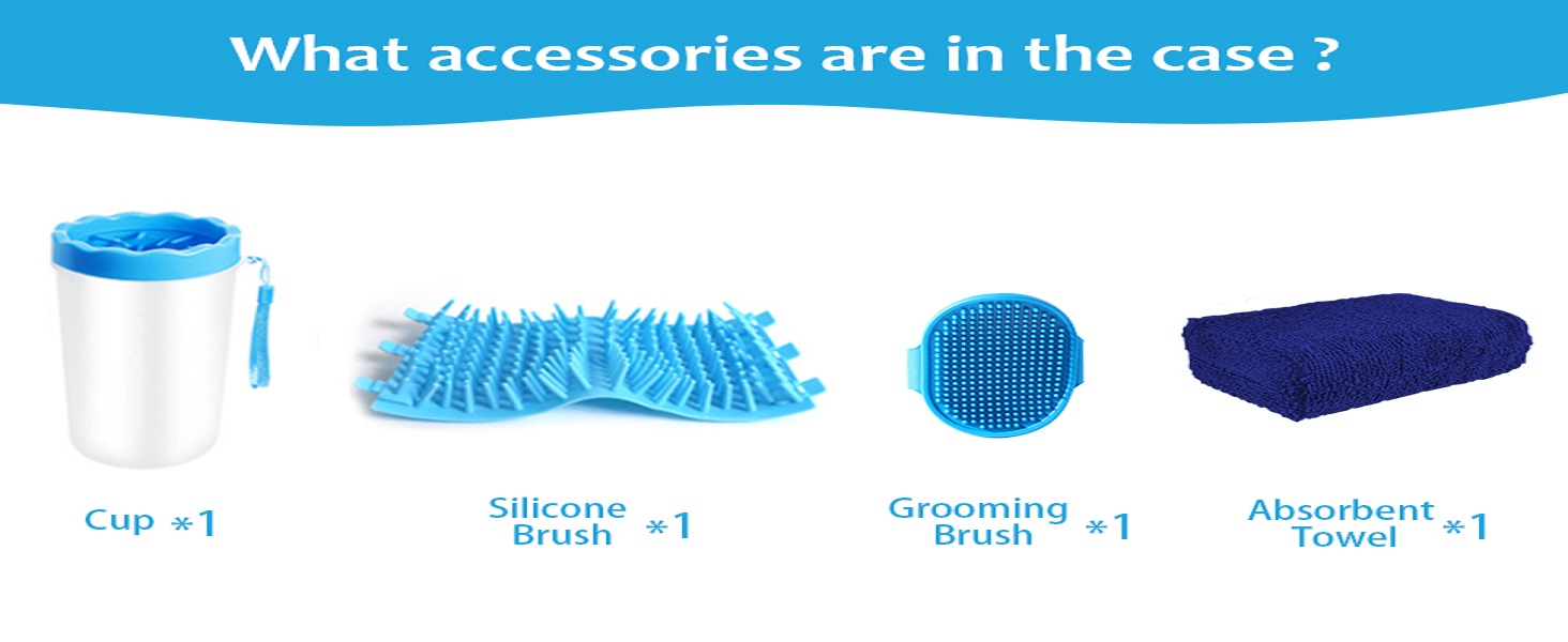 Silicone Pet Cleaning Brush Cup