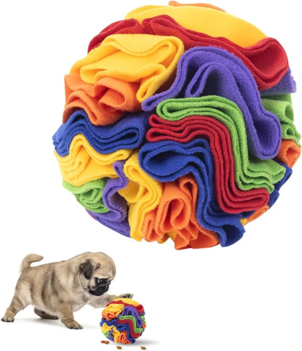 Snuffle Mat for Dogs,Interactive Dog Toy Ball,Dog Puzzle Toy,Dog Feeding Mats,Foraging Mat for Dog,Sniffing Mat,Encourages Natural Foraging Skills for Training,Stress Relief for Small Medium Dogs Pets