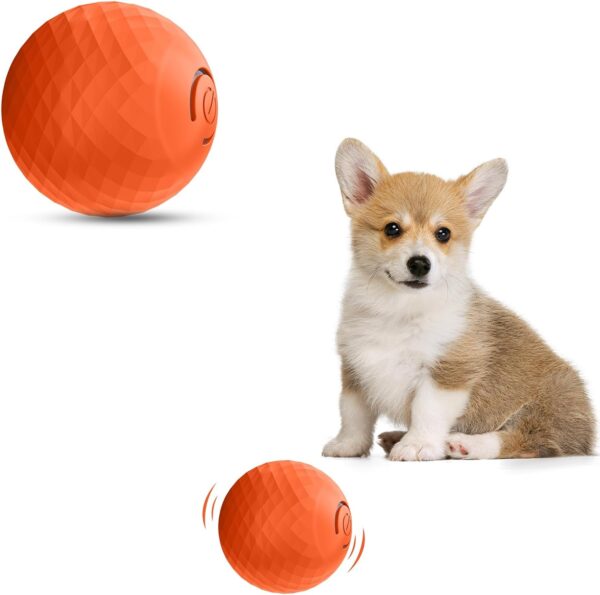 Osinaga Interactive Dog Ball, Durable and Automatic Rolling Ball, Training Ball for Puppies/Small Dogs/Medium Dogs, Anti-Chew Ball Toy