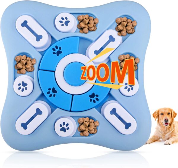 Leipple Dog Puzzle Toys,Dog Puzzle Slow Feeder Toy for Large Medium Small Dogs, Interactive Dog Toys for Improve Dog's IQ and Brain Stimulation.Dog Treat Dispenser with Squeaky and Non-Slip Design