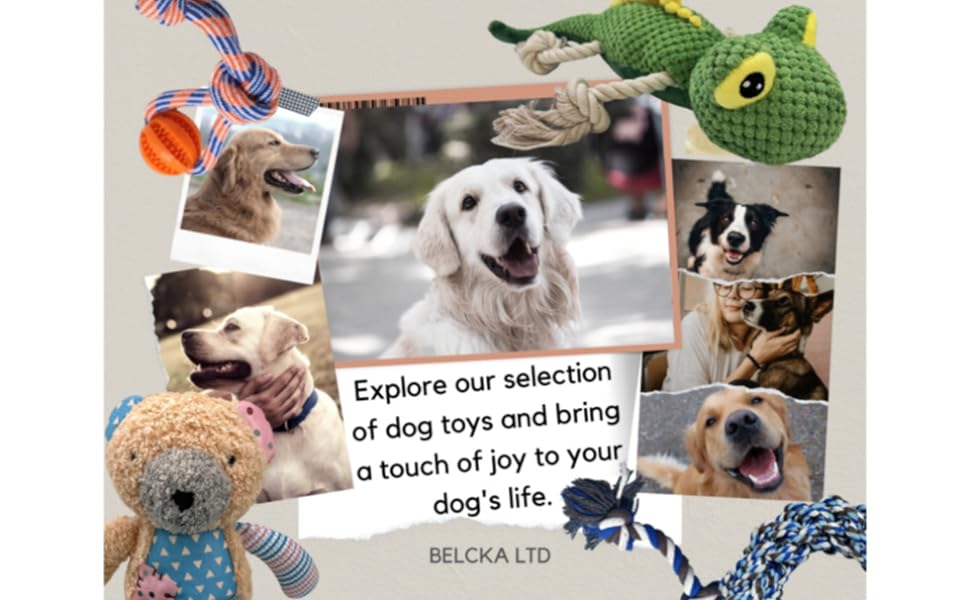 Belcka dog toys