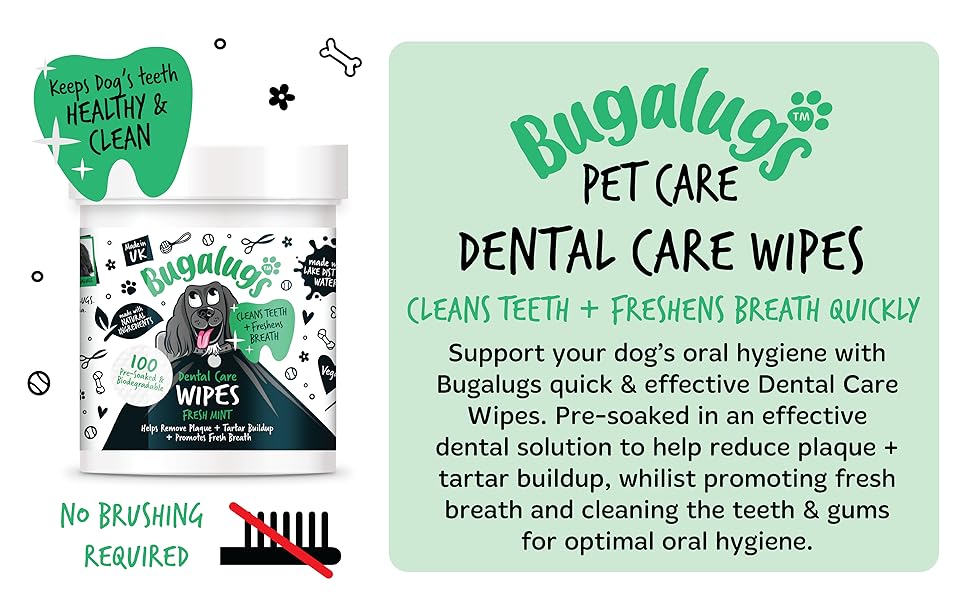 Dog Dental Care Wipes