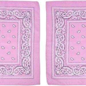 Bohue 2Pcs Pet Bandana Cat Bib Polyester Dog Saliva Scarf Pet Supplies Handkerchiefs Scarfs for Small Medium Large Dog Cat (Pink)