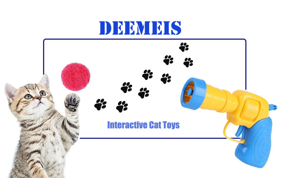 toys for cats cat ball launcher cat toys for indoor cats adult interactive cat toy