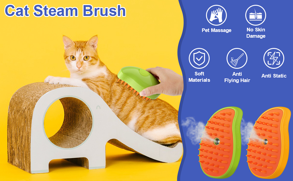 cat steam brush