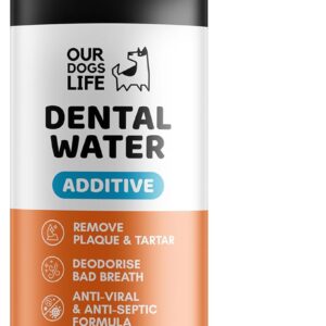 Dog Breath Freshener Dental Care Water Additive - Plaque & Tartar Remover, Bad Breath Deodorizer - Dog Teeth Cleaning Product - Dog Breath Freshener in Water 500ml