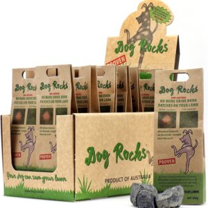 Dog Rocks 12-Pack Natural Pet Urine Lawn Spot Eliminator, 24 Months Supply